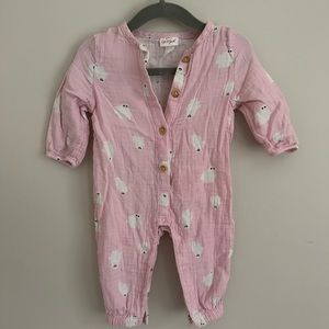 Cat & Jack ghost jumpsuit {Halloween edition} 6 month